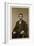 Portrait of Abraham Lincoln (1809-65) (B/W Photo)-Mathew Brady-Framed Giclee Print