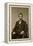 Portrait of Abraham Lincoln (1809-65) (B/W Photo)-Mathew Brady-Framed Premier Image Canvas