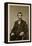 Portrait of Abraham Lincoln (1809-65) (B/W Photo)-Mathew Brady-Framed Premier Image Canvas