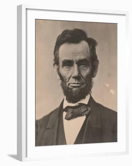 Portrait of Abraham Lincoln, November 1863, Printed c.1910-Alexander Gardner-Framed Photographic Print