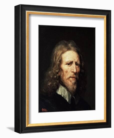 Portrait of Abraham Van Der Doort, before 1640-William Dobson-Framed Giclee Print