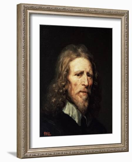 Portrait of Abraham Van Der Doort, before 1640-William Dobson-Framed Giclee Print