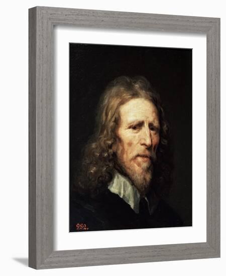 Portrait of Abraham Van Der Doort, before 1640-William Dobson-Framed Giclee Print