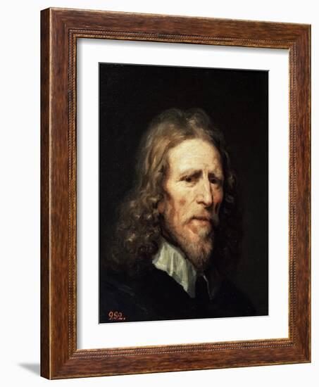 Portrait of Abraham Van Der Doort, before 1640-William Dobson-Framed Giclee Print