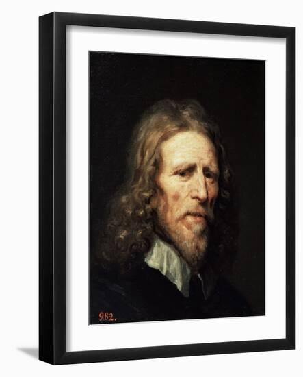 Portrait of Abraham Van Der Doort, before 1640-William Dobson-Framed Giclee Print