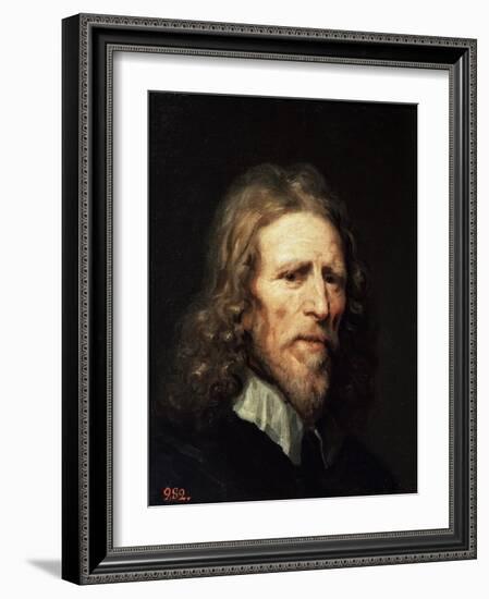 Portrait of Abraham Van Der Doort, before 1640-William Dobson-Framed Giclee Print