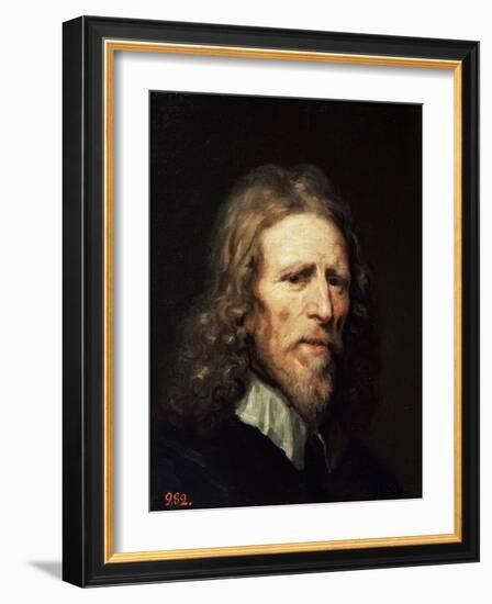 Portrait of Abraham Van Der Doort, before 1640-William Dobson-Framed Giclee Print