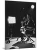 Portrait of Actor Gregory Peck on Set-Allan Grant-Mounted Premium Photographic Print