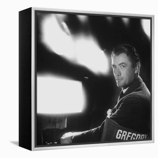 Portrait of Actor Gregory Peck-Allan Grant-Framed Premier Image Canvas