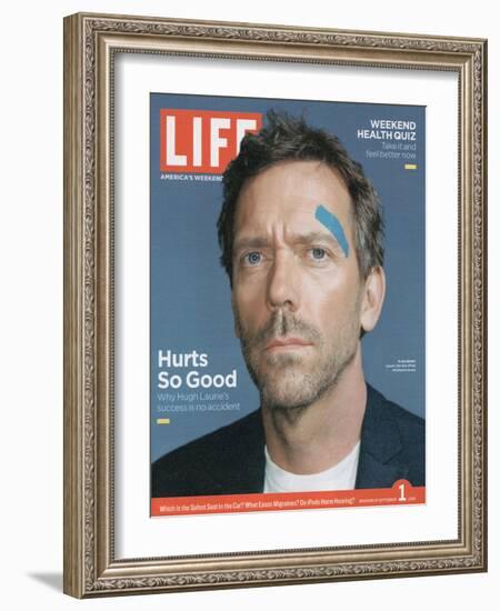 Portrait of Actor Hugh Laurie, September 1, 2006-Cass Bird-Framed Photographic Print