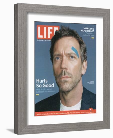 Portrait of Actor Hugh Laurie, September 1, 2006-Cass Bird-Framed Photographic Print