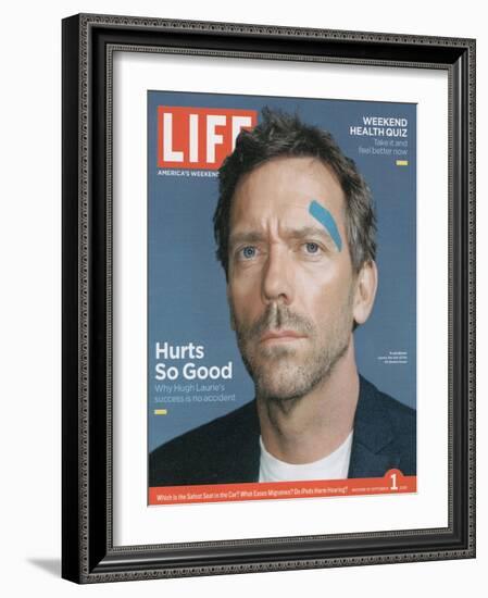 Portrait of Actor Hugh Laurie, September 1, 2006-Cass Bird-Framed Photographic Print