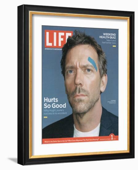 Portrait of Actor Hugh Laurie, September 1, 2006-Cass Bird-Framed Photographic Print