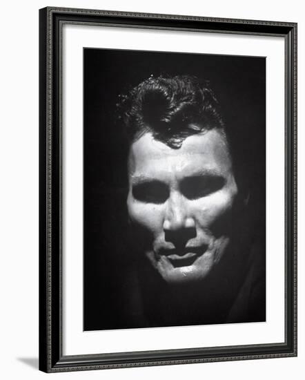 Portrait of Actor Jack Palance Looking Like a Jack-O'-Lantern-Loomis Dean-Framed Premium Photographic Print