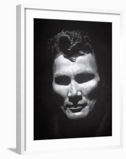 Portrait of Actor Jack Palance Looking Like a Jack-O'-Lantern-Loomis Dean-Framed Premium Photographic Print