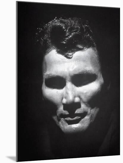 Portrait of Actor Jack Palance Looking Like a Jack-O'-Lantern-Loomis Dean-Mounted Premium Photographic Print