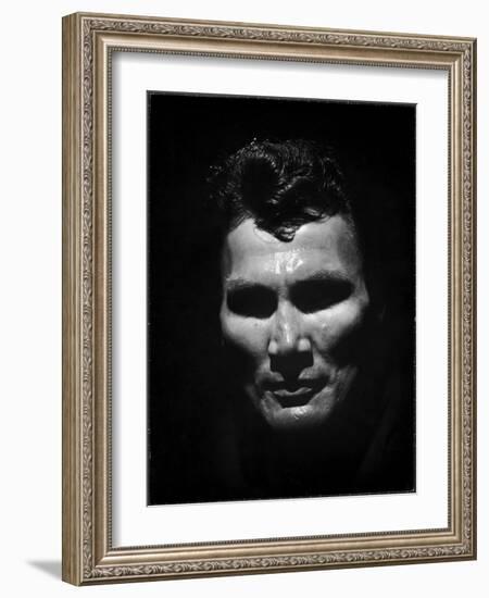 Portrait of Actor Jack Palance Looking Like a Jack O' Lantern-Loomis Dean-Framed Photographic Print