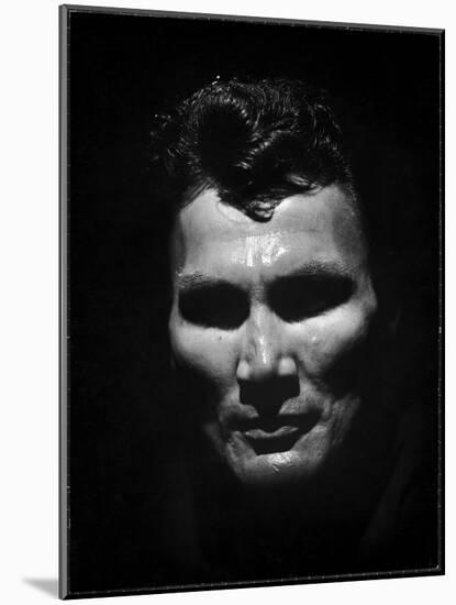Portrait of Actor Jack Palance Looking Like a Jack O' Lantern-Loomis Dean-Mounted Photographic Print