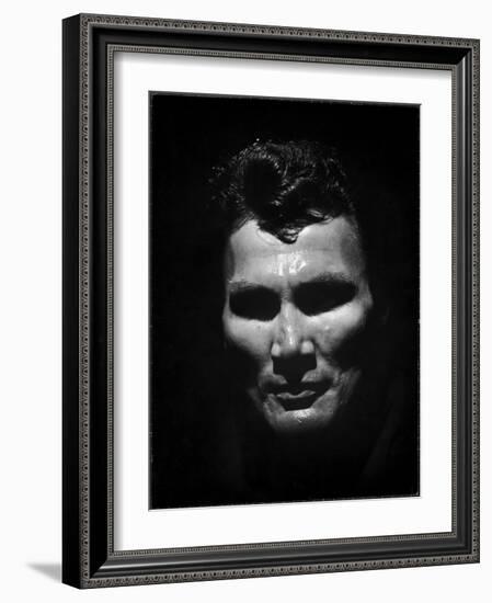 Portrait of Actor Jack Palance Looking Like a Jack O' Lantern-Loomis Dean-Framed Photographic Print