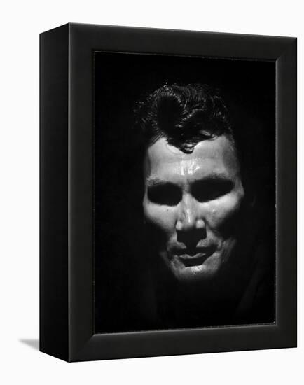 Portrait of Actor Jack Palance Looking Like a Jack O' Lantern-Loomis Dean-Framed Premier Image Canvas