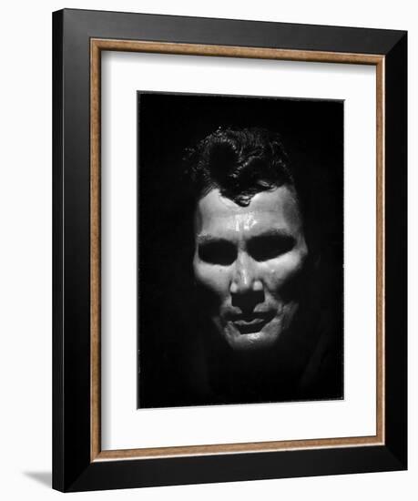 Portrait of Actor Jack Palance Looking Like a Jack O' Lantern-Loomis Dean-Framed Photographic Print