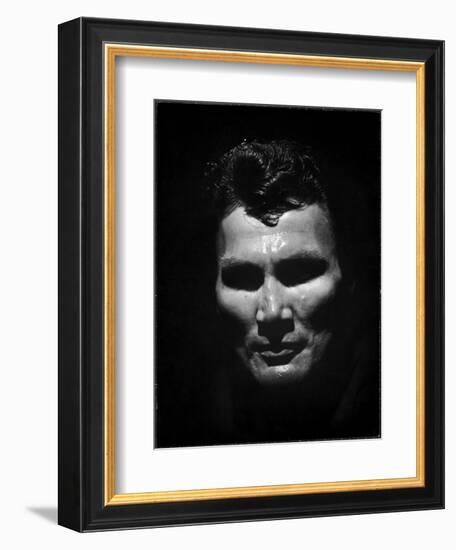 Portrait of Actor Jack Palance Looking Like a Jack O' Lantern-Loomis Dean-Framed Photographic Print