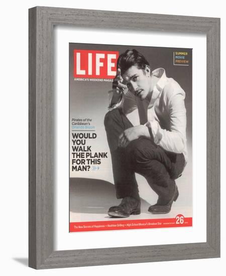 Portrait of Actor Orlando Bloom, May 26, 2006-null-Framed Photographic Print