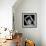 Portrait of Actress Audrey Hepburn-Allan Grant-Framed Premium Photographic Print displayed on a wall