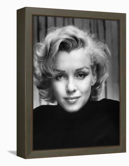 Portrait of Actress Marilyn Monroe at Home-Alfred Eisenstaedt-Framed Premier Image Canvas