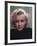 Portrait of Actress Marilyn Monroe on Patio of Her Home-Alfred Eisenstaedt-Framed Premium Photographic Print