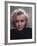 Portrait of Actress Marilyn Monroe on Patio of Her Home-Alfred Eisenstaedt-Framed Premium Photographic Print