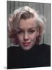 Portrait of Actress Marilyn Monroe on Patio of Her Home-Alfred Eisenstaedt-Mounted Premium Photographic Print