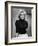 Portrait of Actress Marilyn Monroe on Patio of Her Home-Alfred Eisenstaedt-Framed Premium Photographic Print