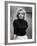 Portrait of Actress Marilyn Monroe on Patio of Her Home-Alfred Eisenstaedt-Framed Premium Photographic Print