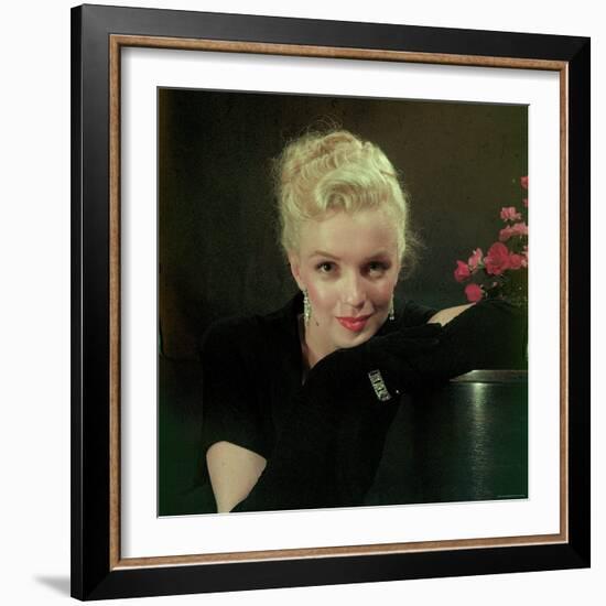 Portrait of Actress Marilyn Monroe-Ed Clark-Framed Premium Photographic Print