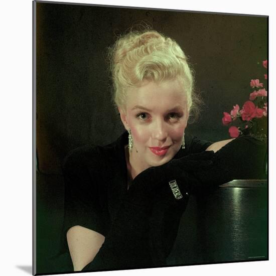 Portrait of Actress Marilyn Monroe-Ed Clark-Mounted Premium Photographic Print