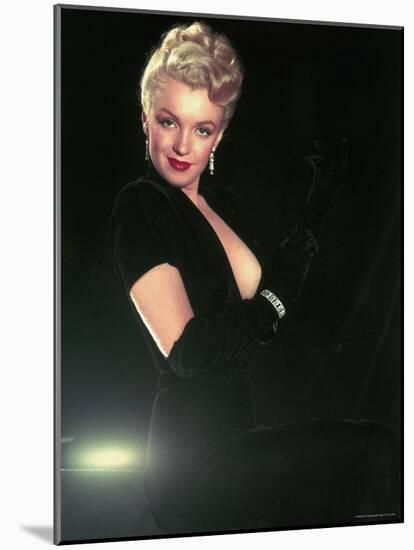 Portrait of Actress Marilyn Monroe-Ed Clark-Mounted Premium Photographic Print