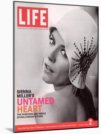 Portrait of Actress Sienna Miller, February 7, 2007-Matt Jones-Mounted Photographic Print