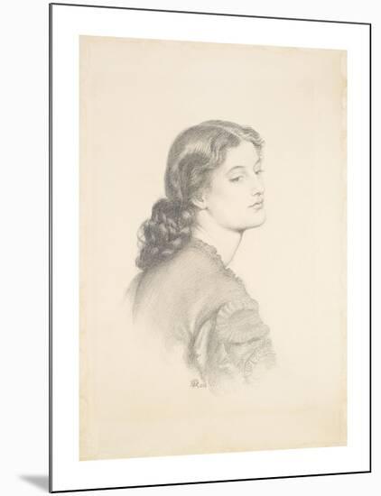 Portrait of Ada Vernon-Dante Gabriel Rossetti-Mounted Premium Giclee Print
