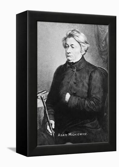 Portrait of Adam Mickiewicz-null-Framed Premier Image Canvas