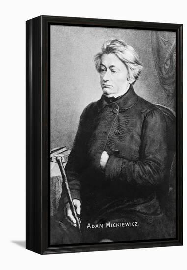 Portrait of Adam Mickiewicz-null-Framed Premier Image Canvas