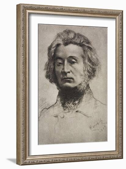 Portrait of Adam Mickiewicz-null-Framed Giclee Print
