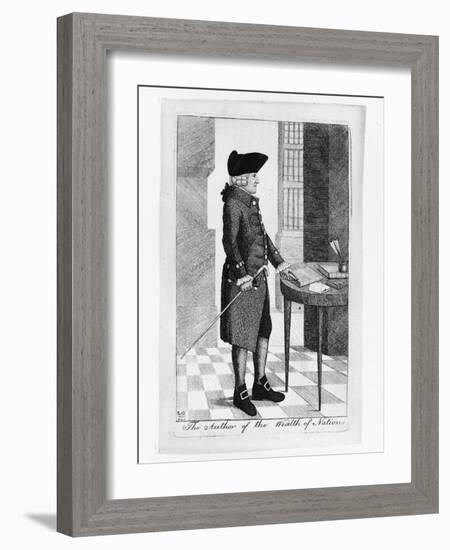 Portrait of Adam Smith (1723-179) (The Author of the Wealth of Nation), 1790-John Kay-Framed Giclee Print