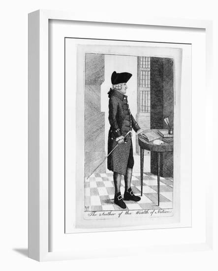 Portrait of Adam Smith (1723-179) (The Author of the Wealth of Nation), 1790-John Kay-Framed Giclee Print