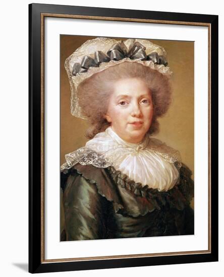 Portrait of Adelaide de France 1791-Elisabeth Louise Vigee-LeBrun-Framed Giclee Print