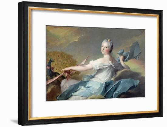 Portrait of Adelaide de France, as the Element Air-Jean-Marc Nattier-Framed Giclee Print