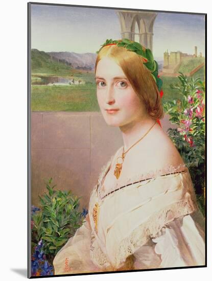 Portrait of Adelaide Mary, Mrs Philip Bedingfeld, 1859-Anthony Frederick Augustus Sandys-Mounted Giclee Print
