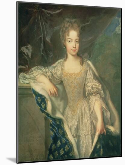 Portrait of Adelaide of Savoy (B.1685) 1697-Francois de Troy-Mounted Giclee Print