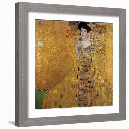 Portrait of Adele Bloch-Bauer I, 1907-Gustav Klimt-Framed Art Print