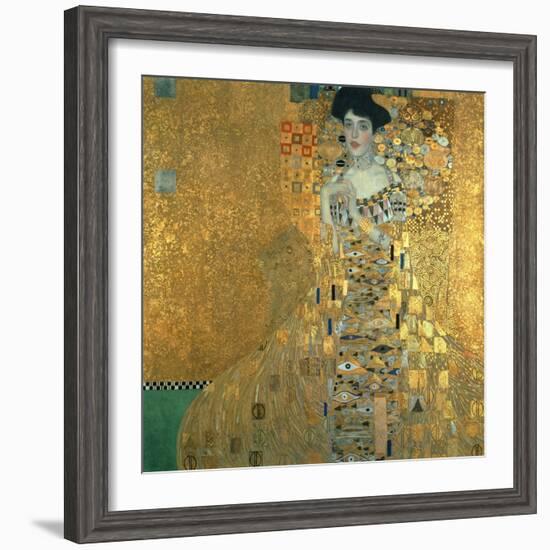 Portrait of Adele Bloch-Bauer I., 1907-Gustav Klimt-Framed Giclee Print